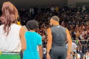 库里中国行与其同场竞技！朱正社媒发文：梦想成真 大师同场