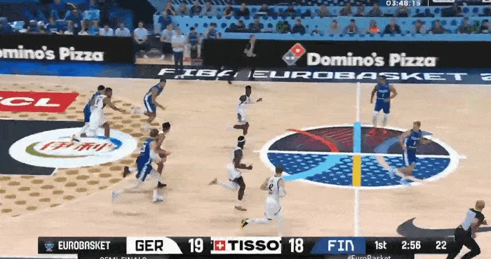 星空体育中国-施罗德妙传助攻邦加打进反超芬兰，7分钟已经拿到5分5助攻